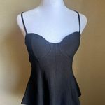 Meraki moon MERAKI black Y2K style corset tank top shirt | medium Photo 0