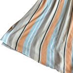 Dolan Anthropologie Spaghetti Strap Stripe Dress Shift Colorful Size Medium Blue Photo 2