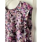 The Limited  Floral‎ Tank Top Purple Medium Women’s Blouse Shirt M Work Office Photo 1