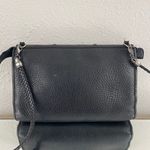 Brighton Brown Black Leather Crocodile Embossed Wallet Crossbody Bag Purse Photo 5