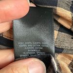 Holding Horses Anthropologie Women's Sunlit Plaid Tunic Top Black Motif Size 10 Photo 10