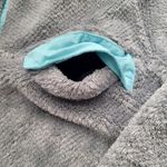 JACHS Cabin Fuzzy Fleece Snap Pullover Jacket Womens Size Small Blue Photo 3