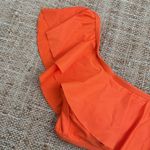 Splendid  Orange Off The Shoulder Swim Two Piece Bikini Top Small Medium Photo 1