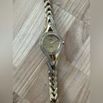 Seiko  Solar Stunning Ladies Watch Gold-tone Bracelet Dial Case Crystals Galore Photo 4