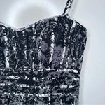 JS Collections  Black Fit and Flare Tulle Corset Dress Size 8 Photo 3