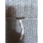 Free People  Grey Marled Knit Boat Neck Sweater Tunic 3/4 Sleeve Pullover LG Photo 2