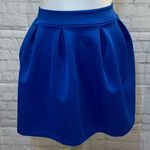 Popular Basics  Mini Skirt Bright Blue-Small Photo 0