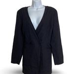 Vintage Together! Lace Back Blazer Black Size 6 Photo 0