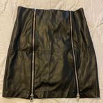 Forever 21 Black Leather Skirt Photo 0