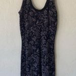Free People black gray sleeveless print jacquard bodycon dress Photo 5