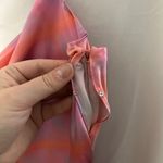 Likely NWT  Vittoria Tie Dye Satin Midi Dress Pink Violet Size 6 Photo 8