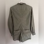 Frank & Eileen Romper Ireland Long Sleeve Playsuit Flax Buttoned Sage Size XXS Photo 5