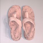 Vionic NWOT  Tala Pink Snake Print Foam Velcro Slingback T Sandals 8 Sporty Photo 3