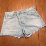 AGOLDE Parker Loose Fit High Rise Vintage Long Denim Shorts in Twister Size 32 Photo 8