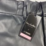 Ci Sono  Size Medium Black Faux Leather Vegan Mini Skirt Party Going Out Club‎ Photo 2