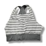Athleta  Deep Breath Stripe High Neck Sports Bra Photo 0