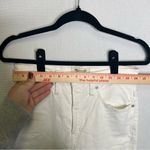 Madewell | Cream White High-Waisted Jeans Pants 27 Classic Straight Photo 5