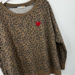 C&C California  Leopard Print Sweatshirt Size 2XL Plus Size Photo 1