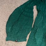 Anthropologie  Maeve Amber Tiered Long Sleeve Tunic Babydoll Mini Dress Green XS Photo 4