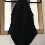 Urban Outfitters Black  Halter Bodysuit with Lace Photo 4