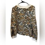 Rachel Comey ‎ Animal Print Crewneck Pullover Sweater - size L Photo 3