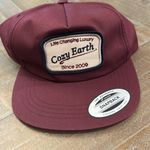 Cozy Earth Heritage Snapback in Maroon Red Photo 0