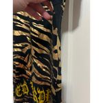 Ed Hardy  women’s size Medium Shirt size M Black Tiger Print Short Sleeves Cotton Photo 2