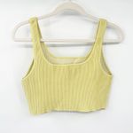 Babaton Aritzia Womens Ribbed Square Neck Cropped Sculpt Knit Tank Top Size L Photo 5