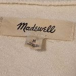 Madewell Puff Sleeve Top Long Sleeve Blouse Casual Cream Size M Photo 2