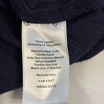 Talbots Dark Blue Blouse with Light Blue Embroidery Photo 2