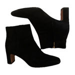 J. McLaughlin  Women’s Gloria Black Suede Ankle Boots Size 9 Photo 0