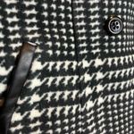 Iz Byer Juniors Heavy Fleece Jacket in Black & White Houndstooth Size Sma… Photo 6