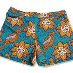 Elevenses Anthropologie Parrot Batik Shorts Photo 0