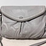 Juicy Couture  Pewter Gray Traveler Crossbody Faux Leather Adjustable Chain Strap Photo 0