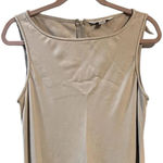 Pendleton  Shift Dress Sleeveless Zip Up Khaki Size 16 Preppy Neutral Minimalist Photo 5