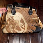 L.A.M.B. by Gwen Stefani Stencil  Satchel Luxury Designer Handbag Photo 5