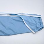 ASOS Womens 6 Track Pants Jogger Light Baby Blue White Stripe Ankle Zip Active Photo 5