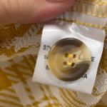 JODIFL  Shacket size 1xYellow/gold and white plaid Photo 9