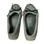 Minnetonka Kitty Hard Sole Gray Suede Leather Moccasin Shoes Women’s 8 Photo 1