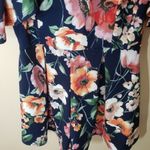 A'Gaci navy blue floral off shoulder dress Photo 9