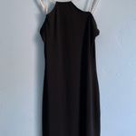 Simple Slinky Black Mini Dress Size M Photo 0