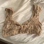 Urban Outfitters Cream lace textured bralette Photo 1