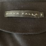 Ritva Falla Full Zip Pockets Black Long Sweater Coat Wool Blend Women’s Sz M Photo 5