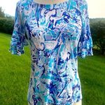 Lilly Pulitzer Lula Elephant Print Top Photo 0