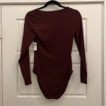 Old Navy NWT Red long sleeve bodysuit size small Photo 7