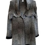 Belamie Cardigan / Jacket with Three Snap Closure Wide Collar Size Small Photo 1