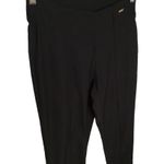 T Tahari New Pull On Pants Slacks Stretchy Ankle Invisible Zipper Black S Photo 5