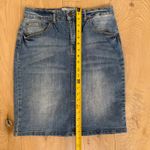 Kenneth Cole  Reaction Denim Pencil Skirt SZ 6 Preppy Classic Photo 3