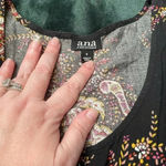 a.n.a . Black Paisley Sundress Super Cute! Size Small EUC 0275‎ Photo 2