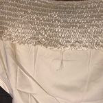 Fiestar  Cream Smocked Bandana Top Photo 2